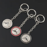 Mercedes Benz Diamond Metal Car Key Ring Pendent