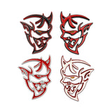 Dodge Demon Logo Metal Car Rear Sticker Fender Side Emblem Badge Decal