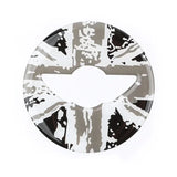 1pc Epoxy Car Steering Wheel Center Emblem Sticker Decoration for Mini Cooper Badge Interior Styling