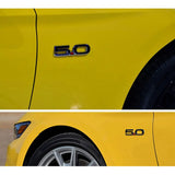 Ford 3.7 5.0 ABS Car Rear Sticker Auto Fender Side Emblem Badge Decal