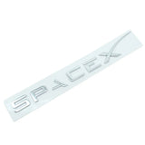 Tesla SpaceX Logo ABS Car Rear Sticker Emblem Badge Decal