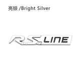 Renault RS Line Logo Metal Car Rear Sticker Emblem Badge Decal