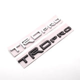ABS TRD Pro Badge Car Rear Trunk Fender Side Sticker for Camry Corolla Yaris Hilux Highlander Aqua Rav4 Auto Decoration