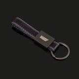 BMW M Power PU Leather Metal Car Keychain Keyring