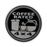 Jeep 4X4 Round Alloy Car Body Side Emblem Badge Rear Sticker Decal