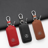 Mercedes Benz Cowhide Car Key Case Key Cover Organizer