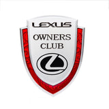 Lexus Metal Shield Car Rear Sticker Auto Window Emblem Badge Decal