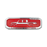 Jeep Launch Edition Logo Metal Car Body Fender Side Sticker Decal Auto Front Grille Emblem Badge