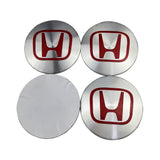 4pcs/set 56mm Honda Car Wheel Center Hub Cap Sticker Decal