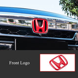 Car ABS Emblem for Honda 2016-2020 Inspire Civic Accord Crider Envix CRV Front Grille Rear Trunk Steering Wheel Sticker