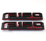 2PCS Ford F150 ABS Car Body Side Sticker Emblem Badge Decal