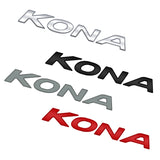 Hyundai KONA Metal Car Rear Sticker Trunk Emblem Badge Decal