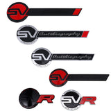 Land Rover SVR Logo ABS Car Rear Sticker Decal Auto Body Side Emblem Badge