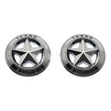 2pcs Jeep TEXAS Edition Metal Car Body Side Fender Sticker Decal Auto Trunk Emblem Badge