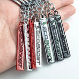 Ford ECOBOOST Logo Metal Car Keychain Keyring