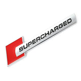 Audi Supercharged Logo Metal Car Rear Sticker Trunk Emblem Badge Decal