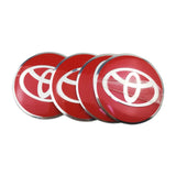 4pcs/set 56mm Toyota Car Wheel Center Hub Cap Sticker Decal