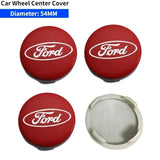 4pcs/set 54/55/59/66/68mm Ford RS Car Wheel Center Hub Caps Hub Covers