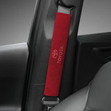 2pcs/set Toyota Suede Car Safety Belt Pads Shoulder Covers