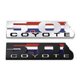 Ford 3.7 5.0 Logo Metal Car Rear Sticker Body Emblem Badge Decal