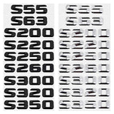 Mercedes Benz S55 S63 S200 S220 S250 S260 S300 S320 S350 Car Rear Stickers Decal