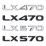 ABS for  LX470 LX570 Logo IS300 ES250 ES350 IS250 CT200H GS350 NX200T Car Rear Trunk Emblem Badge Sticker Auto Accessories