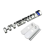 13.4x2cm Car Trunk Front Girlle Badge Sticker for Toyota Hybrid Yaris Avalon Auto Whole Body Emblem Decal Exterior Accessories