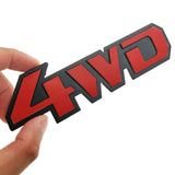Jeep 4x4 4WD Logo Metal Car Rear Sticker Decal Auto Body Fender Side Emblem Badge