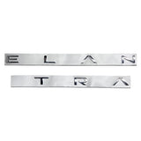 Hyundai ELANTRA Letter Metal Car Rear Sticker Decal Trunk Emblem Badge