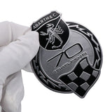 Abarth Scorpion 70th Anniversar Aluminum Car Rear Sticker Decal Emblem Badge