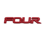 Car Trunk Emblem Decoration Sticker for Toyota FOUR Logo Auto Whole Body Badge Decal Exterior Accessories