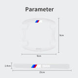 BMW M Power Epoxy Car Door Bowl Handle Anti-collision Protective Stickers Scratches Film
