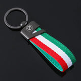 BMW Car Keychain Metal Nylon Webbing Keyring