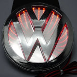 For Volkswagen VW Golf Polo Beetle CC MK7 MK5 Jetta Tiguan Touran Passat 3D LED Car Front Emblem Badge Bright Sticker Accessories