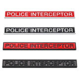 Dodge Police Interceptor Logo Metal Car Sticker Emblem Badge Decal