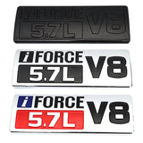 iFORCE 5.7L V8 Logo Car Stickers Auto Badge Emblem Decals for Tundra Prado Corolla Highlander Venza Hiace Previa SEQUOIA