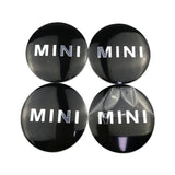 4pcs/set 56mm MINI Cooper Car Wheel Center Hub Cap Sticker Decal