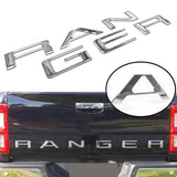 Ford Ranger Logo ABS Car Rear Sticker Trunk Emblem Badge Decal