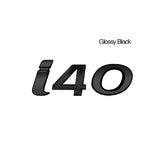 Hyundai I10 I20 I30 I40 Metal Car Rear Sticker Decal Auto Trunk Letter Emblem Badge