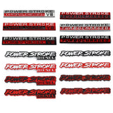 Ford Power Stroke Diesel V8 Metal Car Rear Sticker Auto Body Emblem Badge Decal