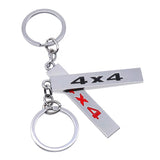 Jeep 4x4 Logo Metal Car Key Rings Keychain Pendant