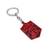 Jeep Mountain 4X4 Logo Metal Car Key Rings Keychain Pendant