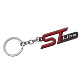 Ford ST Line Logo Metal Car Keychain Keyring