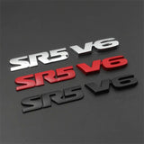Car Trunk Badge Emblem Sticker for Toyota V6 RS5 Tundra Aygo Avensis Harrier Hiace Auto Whole Body Decal Exterior Accessories