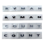ABS Car Styling Rear Trunk Badge Sticker Decal Decoration For MINI COOPER Countryman Letter Emblem Auto Exterior Accessories