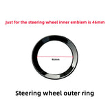 80/90mm ABS Skoda Car Front Hood Emblem Rear Badge Sticker Steering Wheel Decal