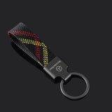 Mercedes Benz Oxford Webbing Car Keychain Holder Keyring