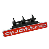 Audi Quattro ABS Car Front Grille Emblem Badge Decal