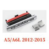 Audi Quattro Logo ABS Car Front Grille Emblem Badge Four-Wheel Drive Tail Standard Sticker
