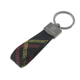 Mercedes Benz Oxford webbing Car Keychain Key Rings Holder Pendant